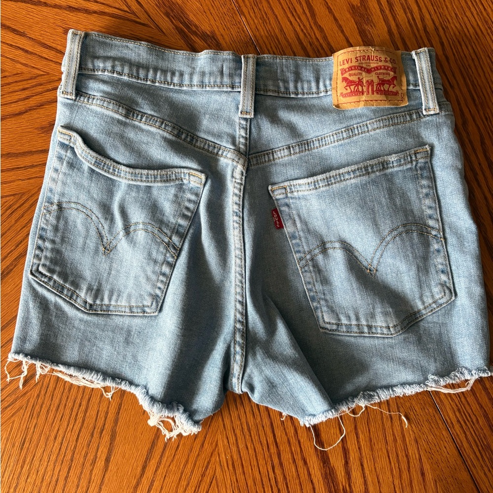 Levi's Women's Blue Denim Shorts